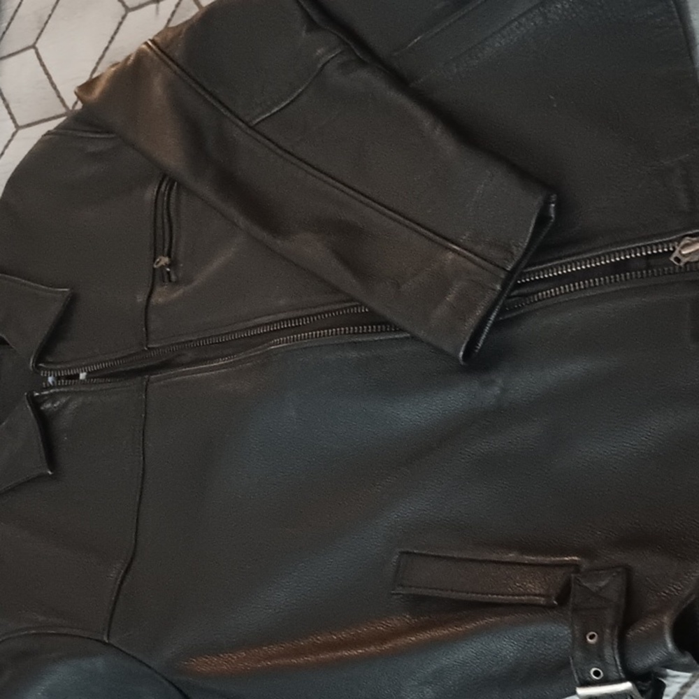 Men's leather jacket